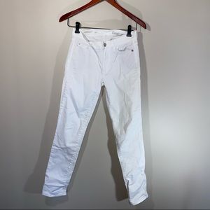 Gap 1969 Womens Straight White Jeans Size 24R